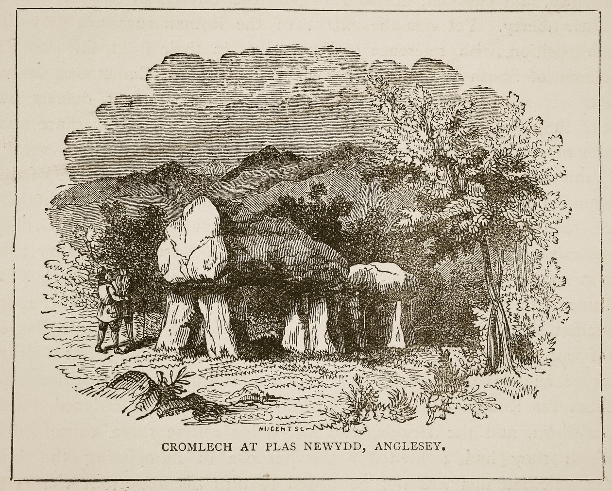 Cromlech bei Plas Newydd, Anglesey von English School