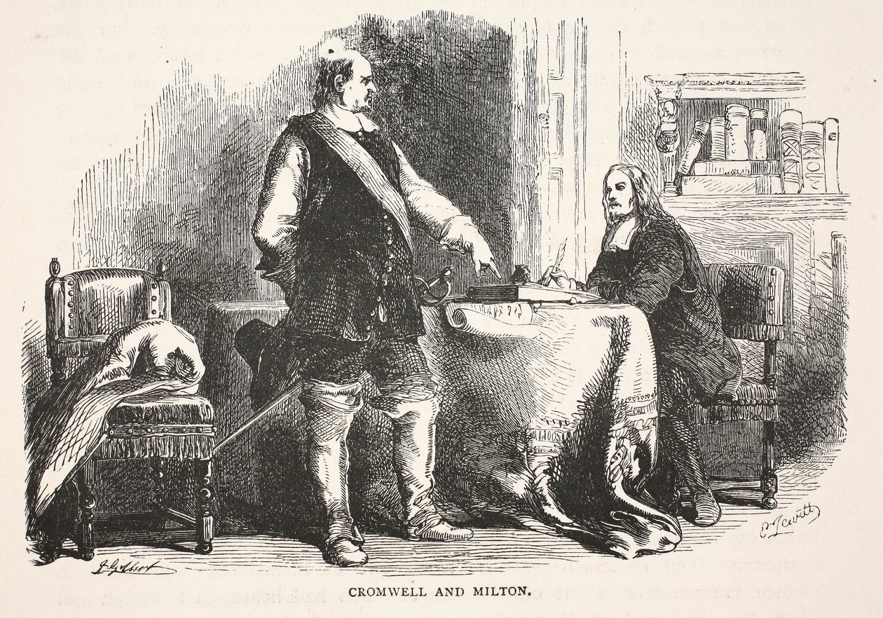 Cromwell und Milton von English School
