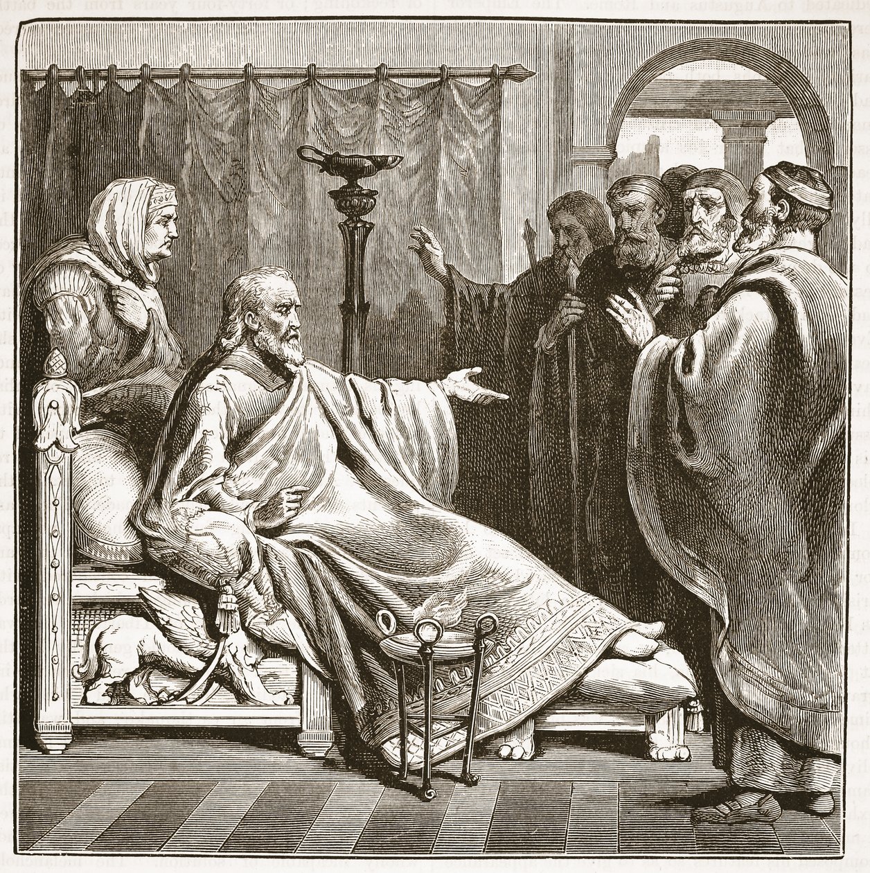 Der Tod des Augustus von English School