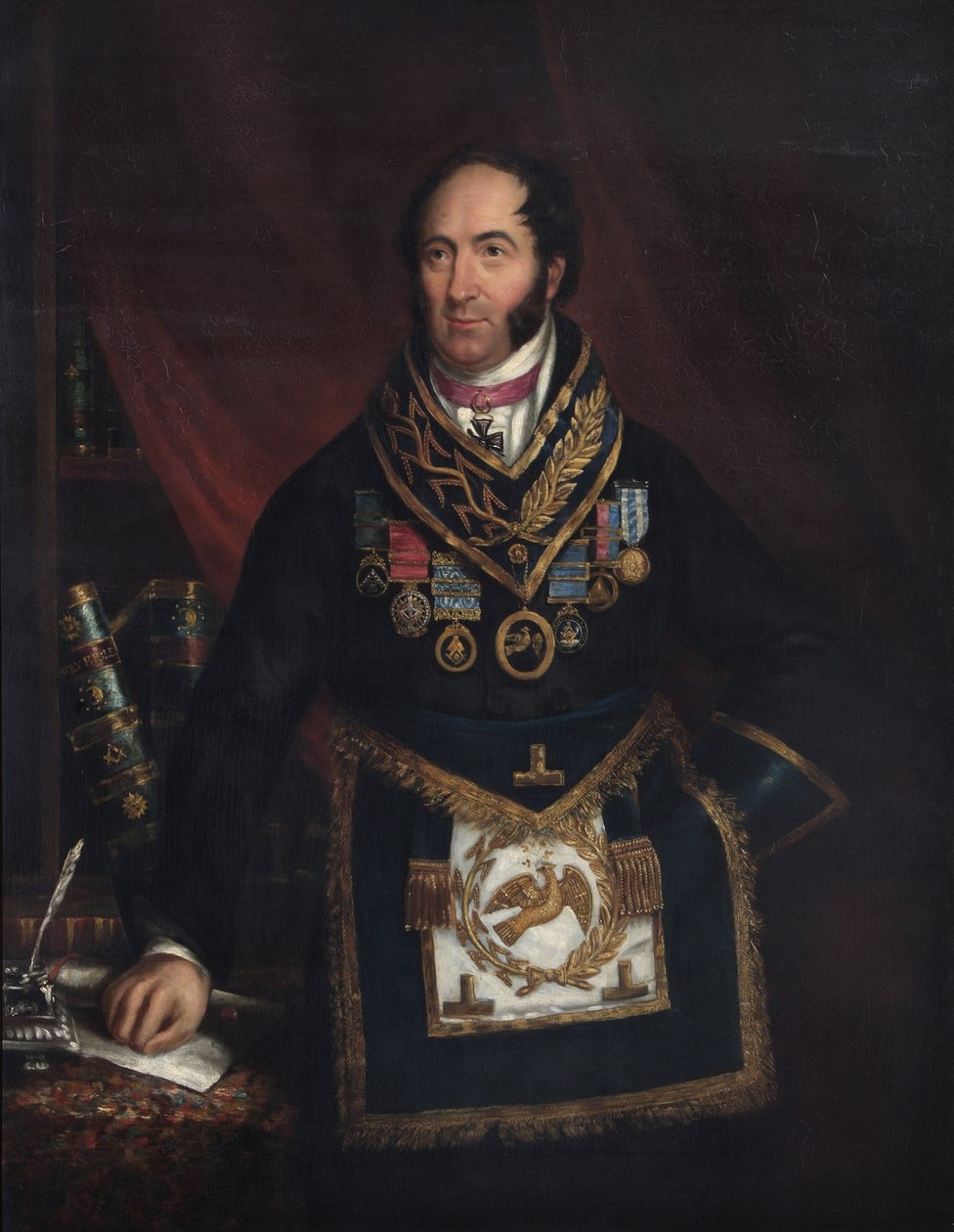 Dr. Robert Thomas Crucefix, 1837 von English School