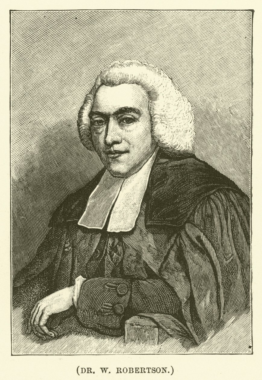 Dr. W. Robertson (Gravur) von English School