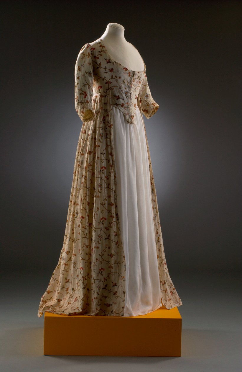 Kleid, 1790er Jahre von English School
