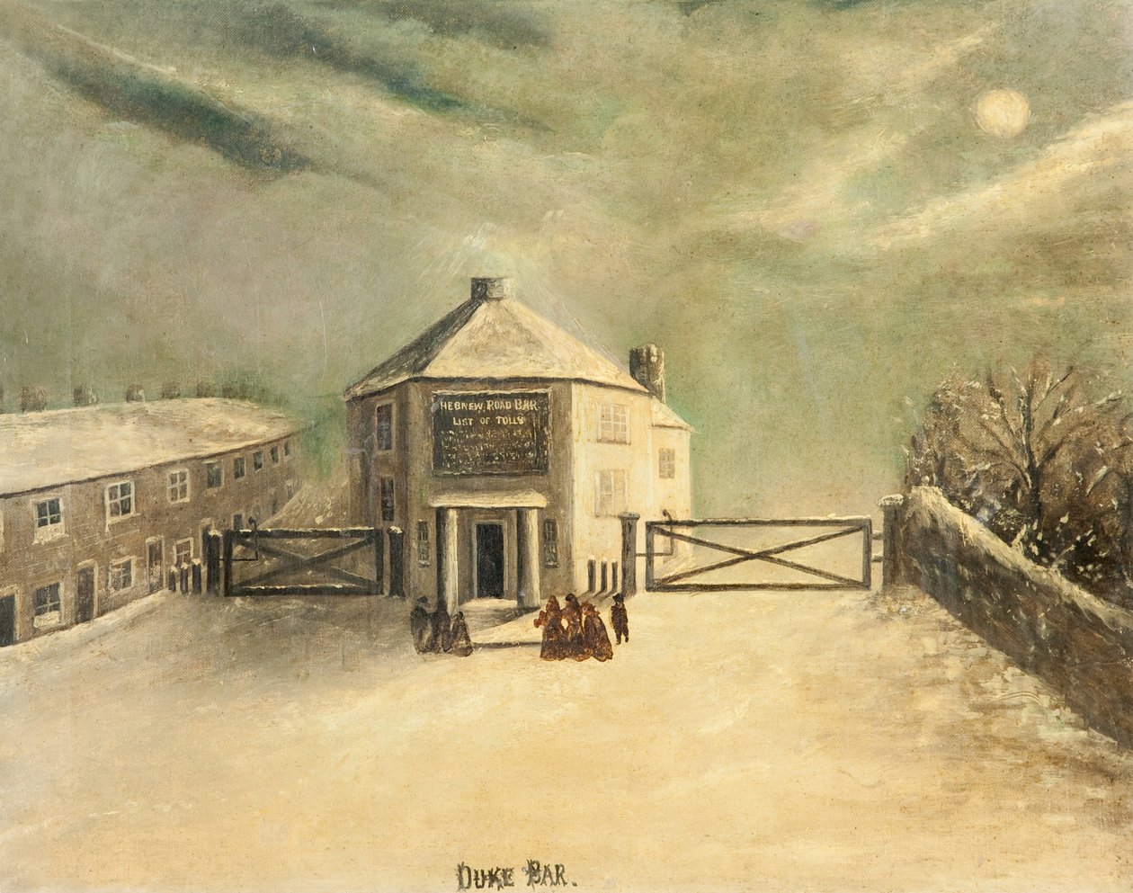 Duke Bar, Burnley, ca. 1850 von English School