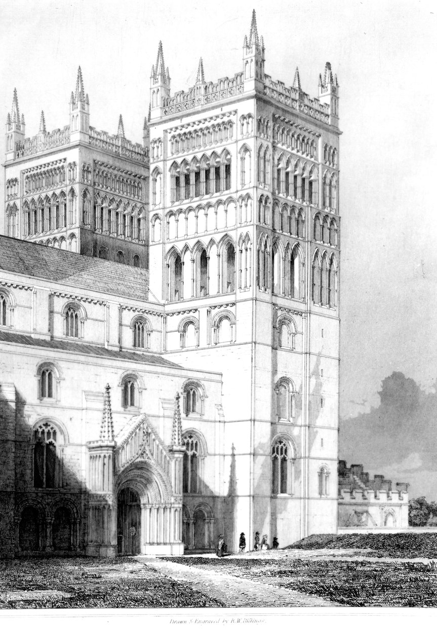 Durham Cathedral, 1843 von English School