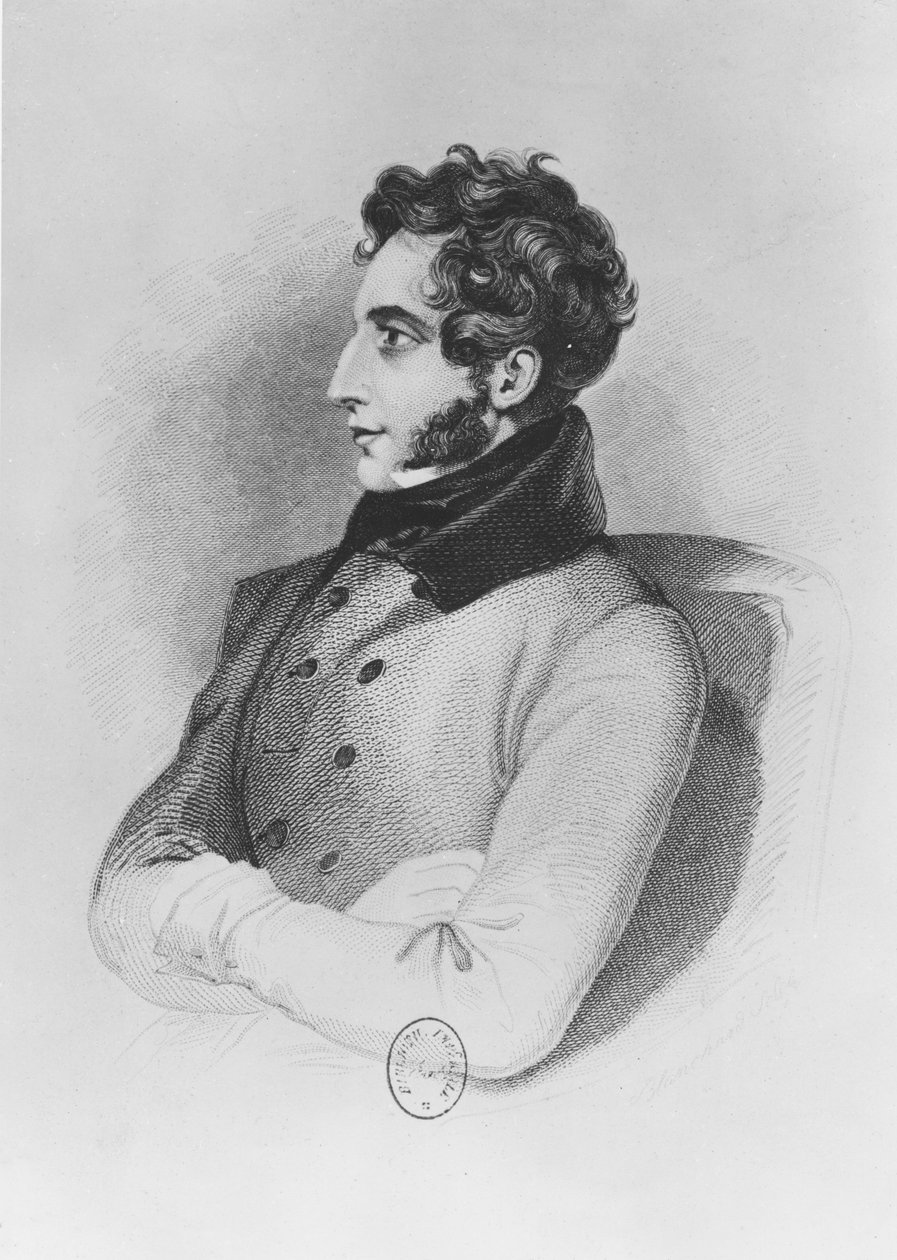Edward Bulwer-Lytton, Lord Lytton (Stich) von English School