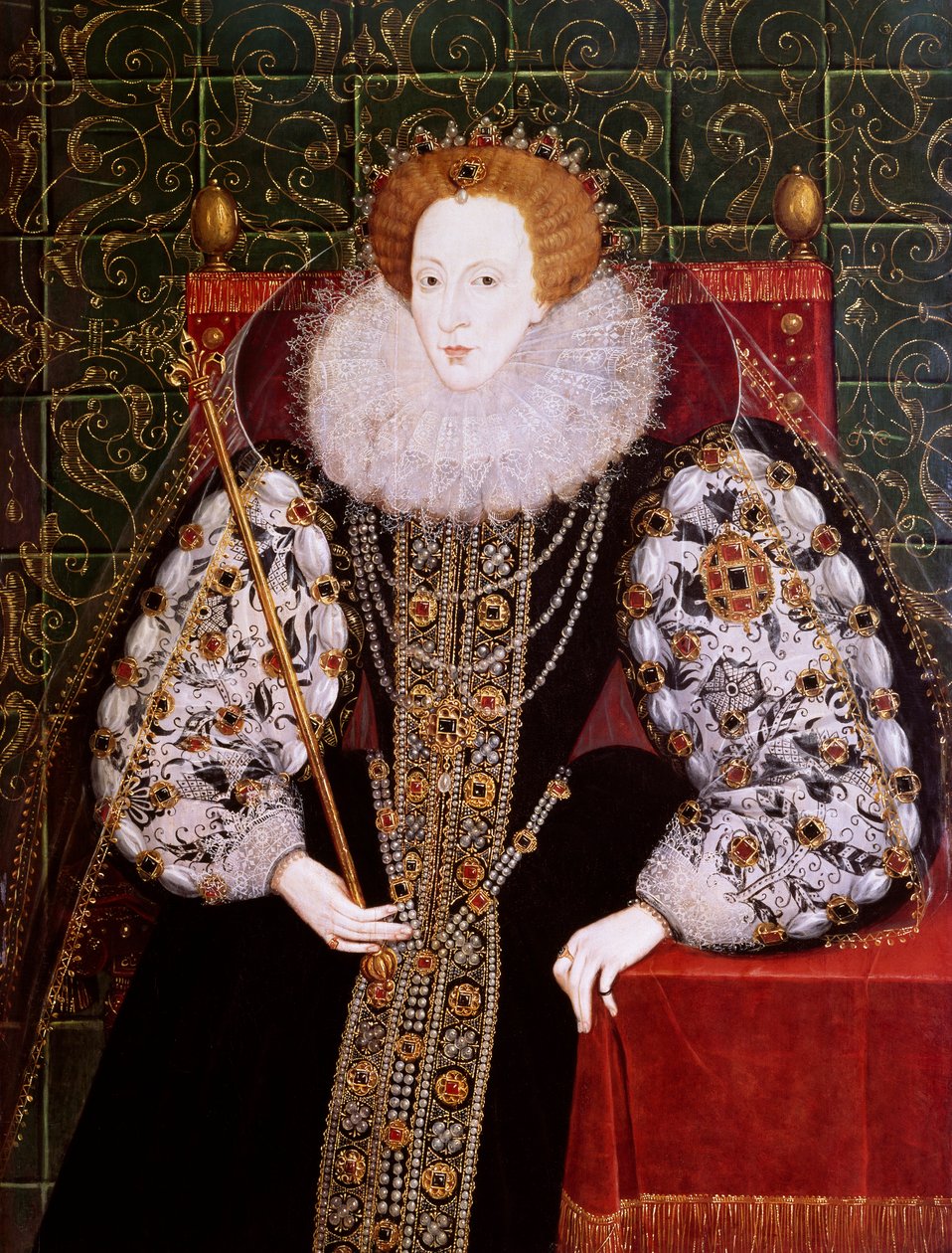 Elisabeth I., ca. 1590 von English School