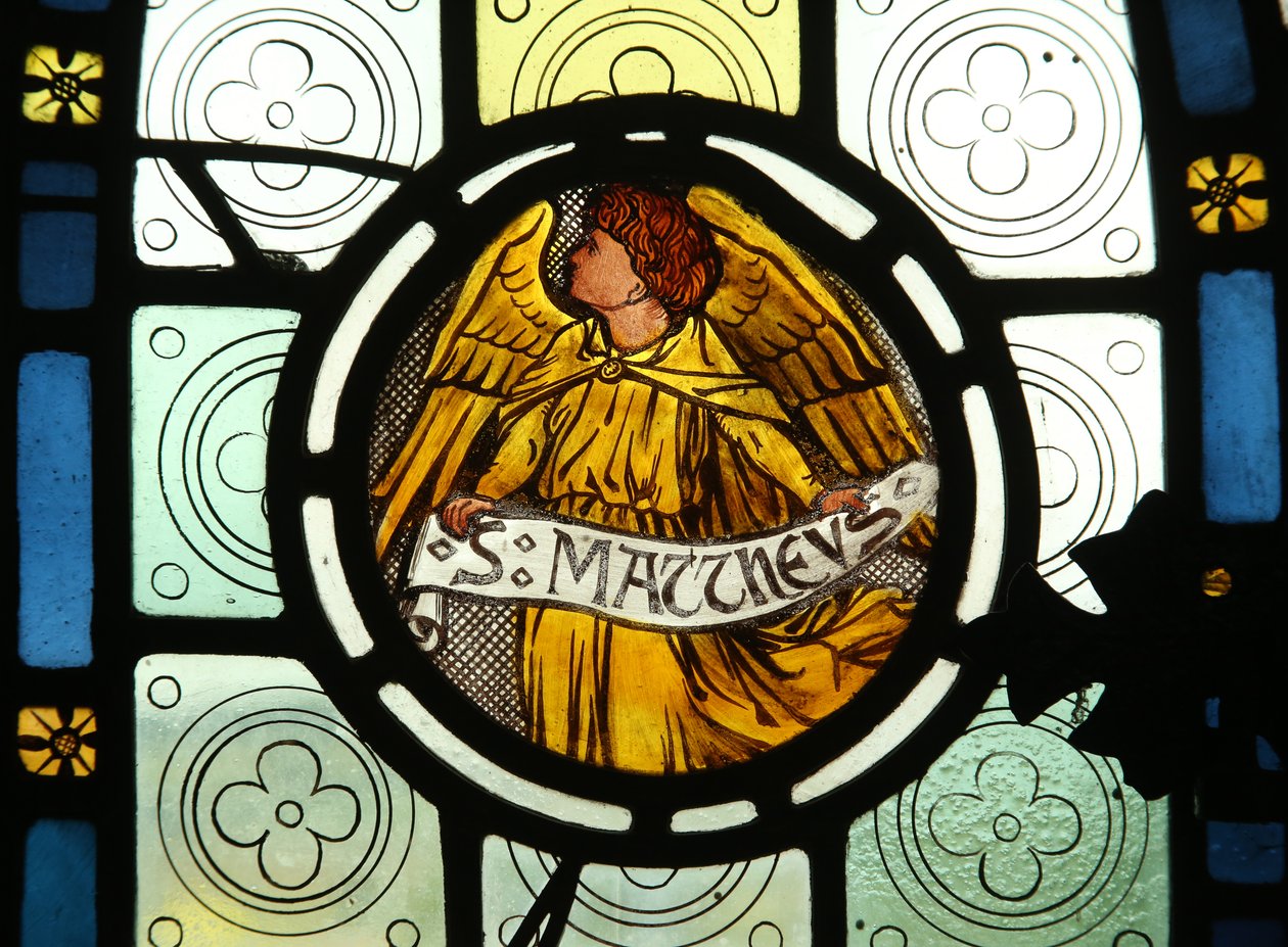 Evangelistensymbol: St. Matthäus von English School