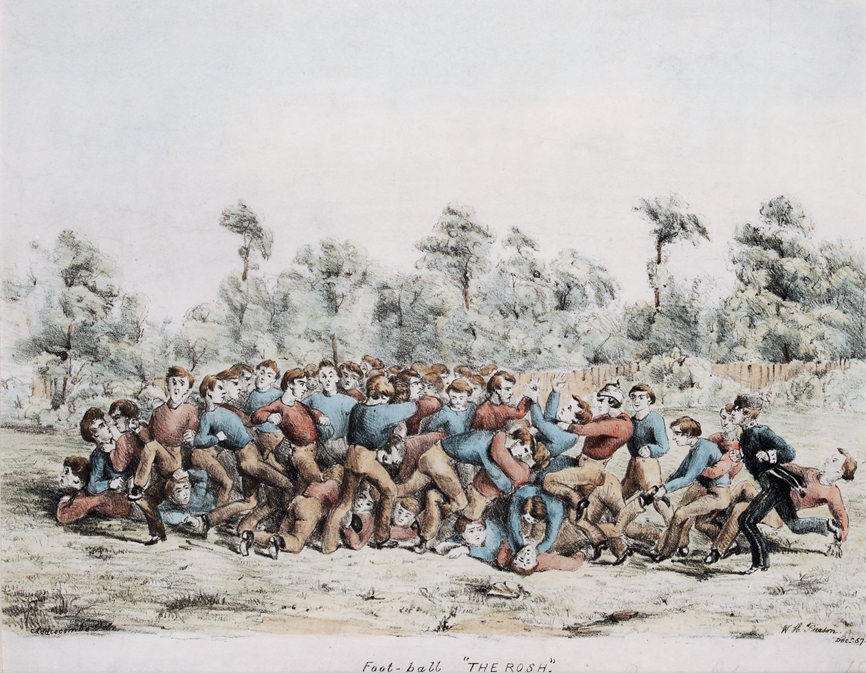 Fußball, The Rosh, 1857 von English School