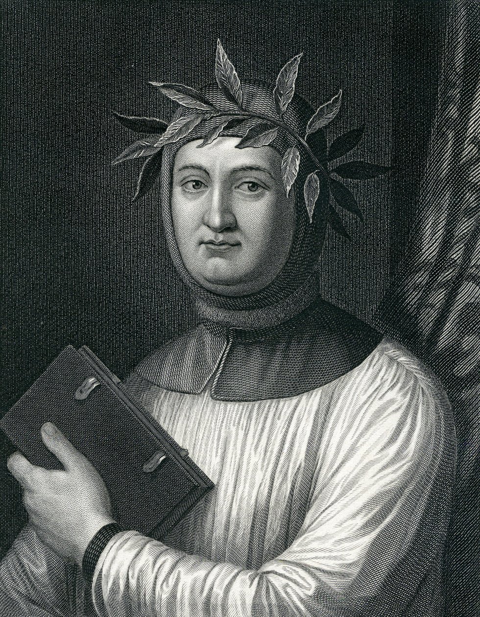 Francesco Petrarca, 19. Jahrhundert von English School