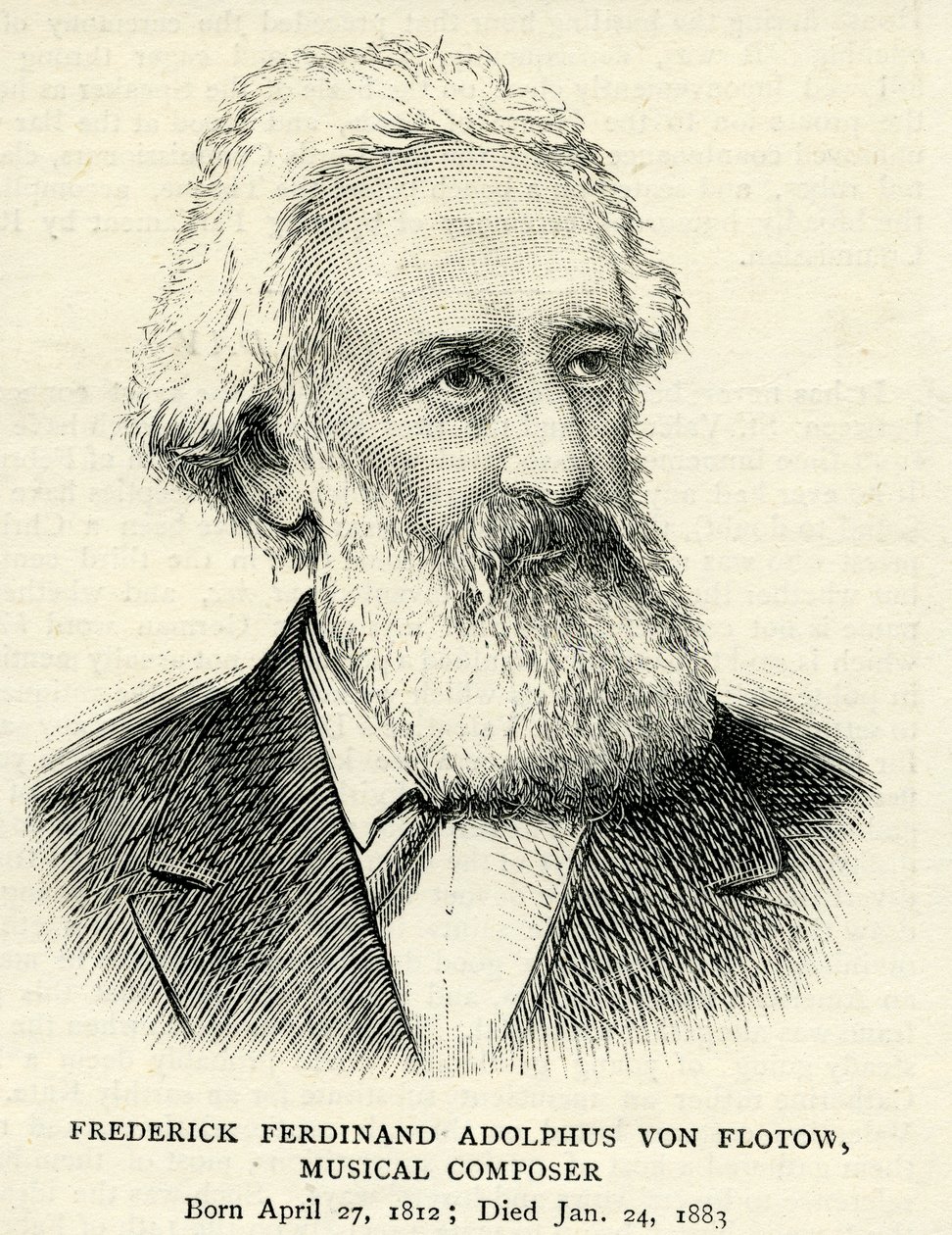 Friedrich Ferdinand Adolphus von Flotow von English School
