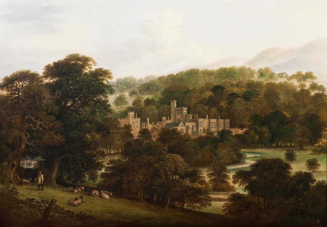 Haddon Hall, 1855 von English School