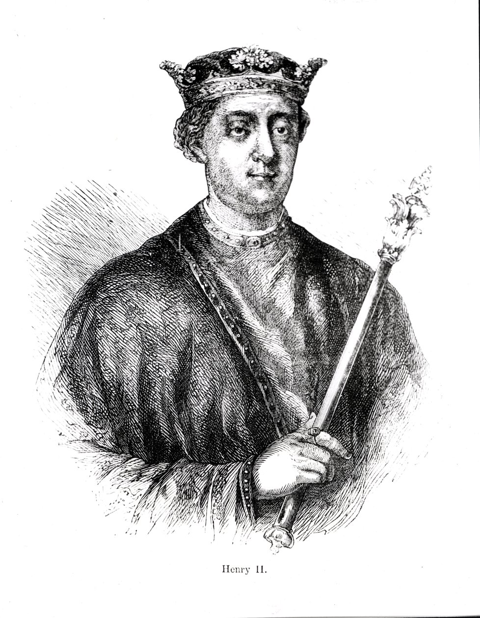 Heinrich II. (1133-89) (Stich) von English School