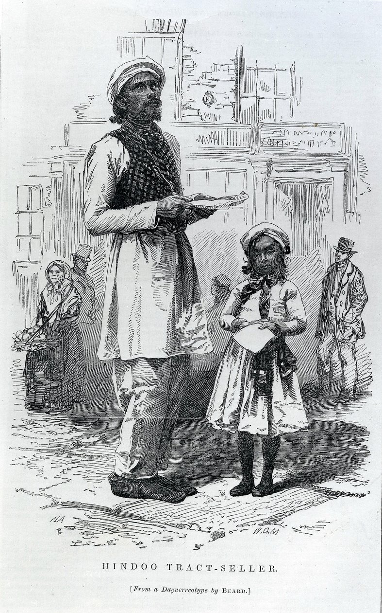 Hindoo Traktat-Verkäufer von English School