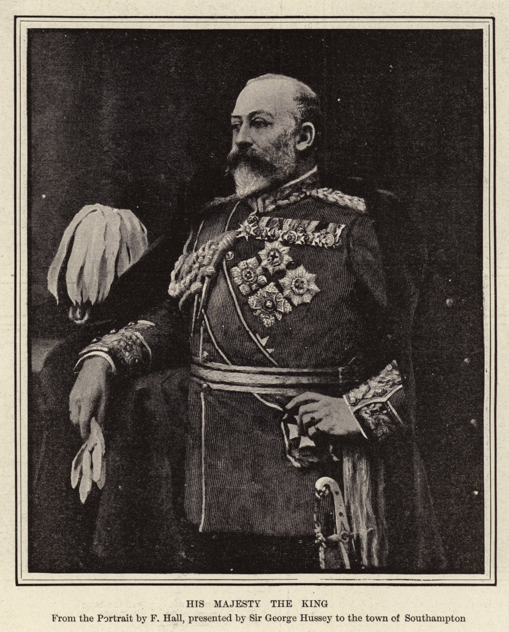 Seine Majestät der König (Gravur) von English School