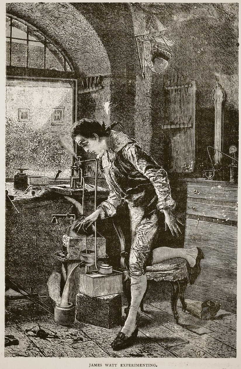 James Watt experimentiert von English School