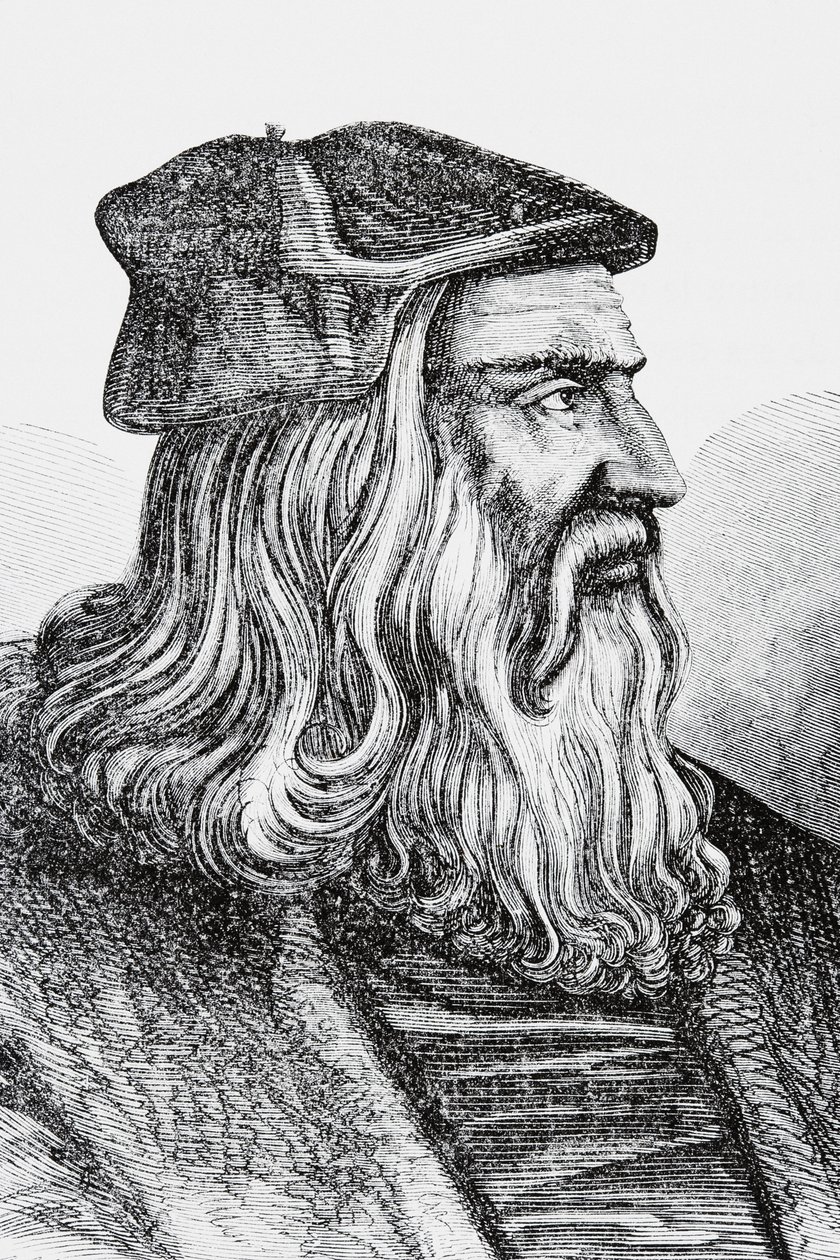Leonardo Da Vinci von English School