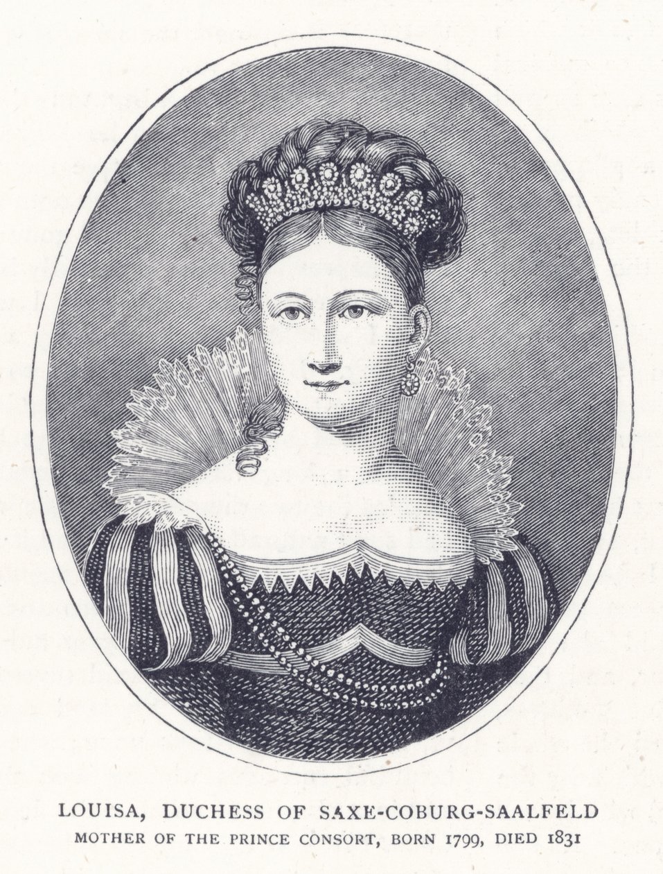 Louisa, Herzogin von Sachsen-Coburg-Saalfeld von English School