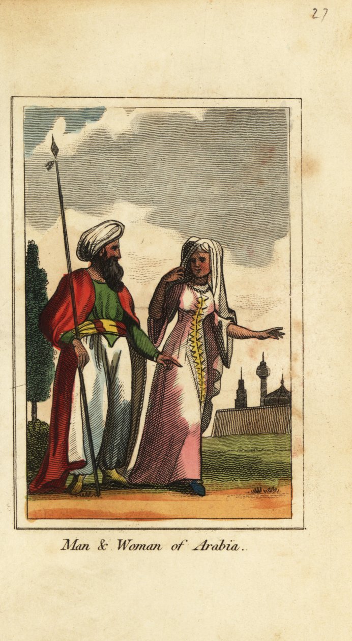 Mann und Frau aus Arabien von English School