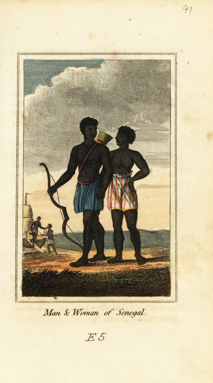 Mann und Frau aus Senegal von English School