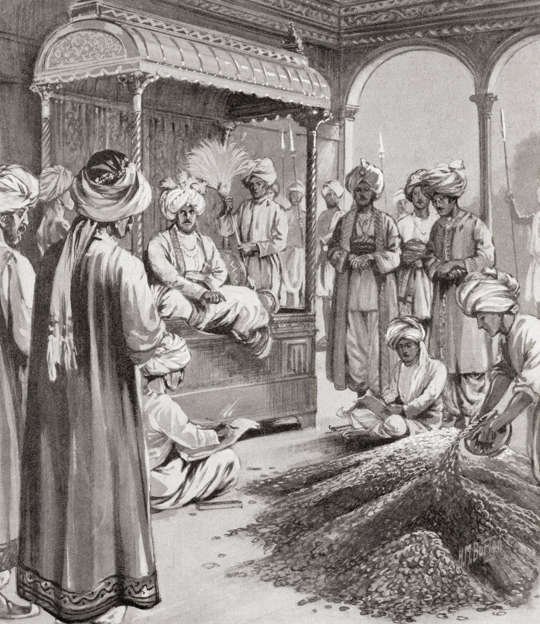 Muhammad bin Tughluq gibt Token-Währung aus von English School