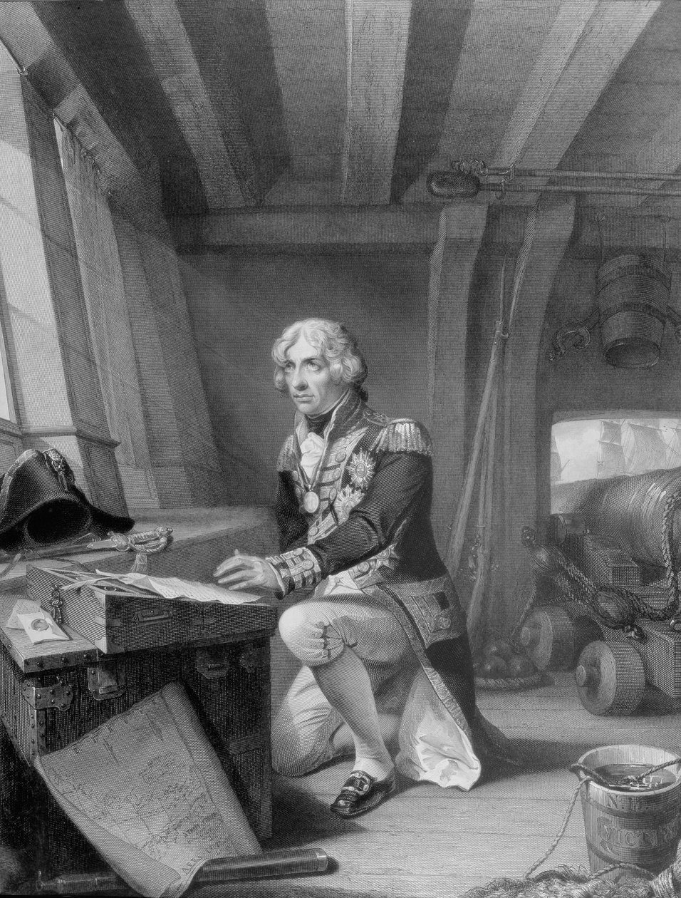 Nelson beim Gebet von English School