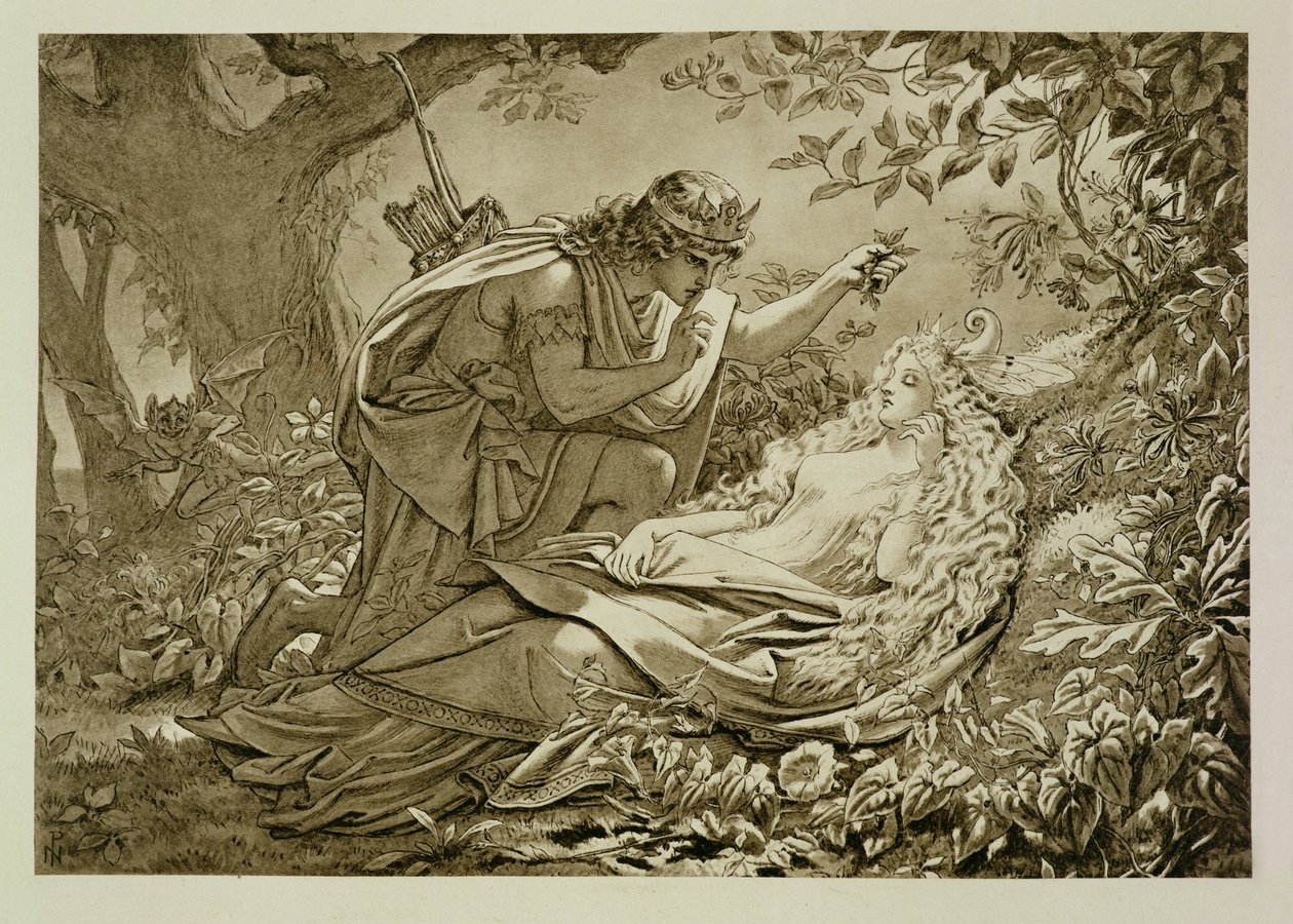 Oberon und Titania von English School