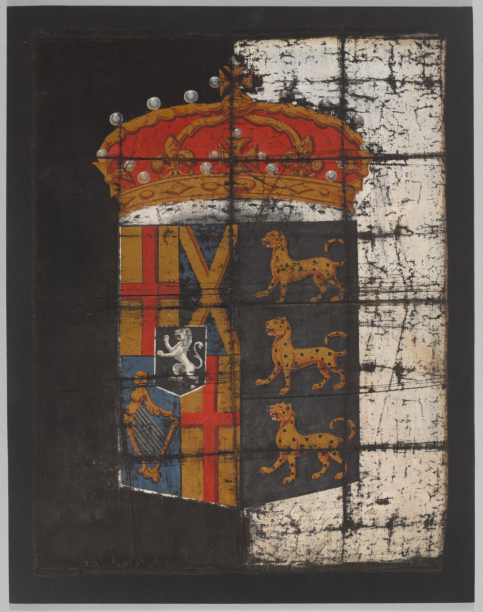 Oliver Cromwells Trauerbanner, ca. 1658 (Banner) von English School