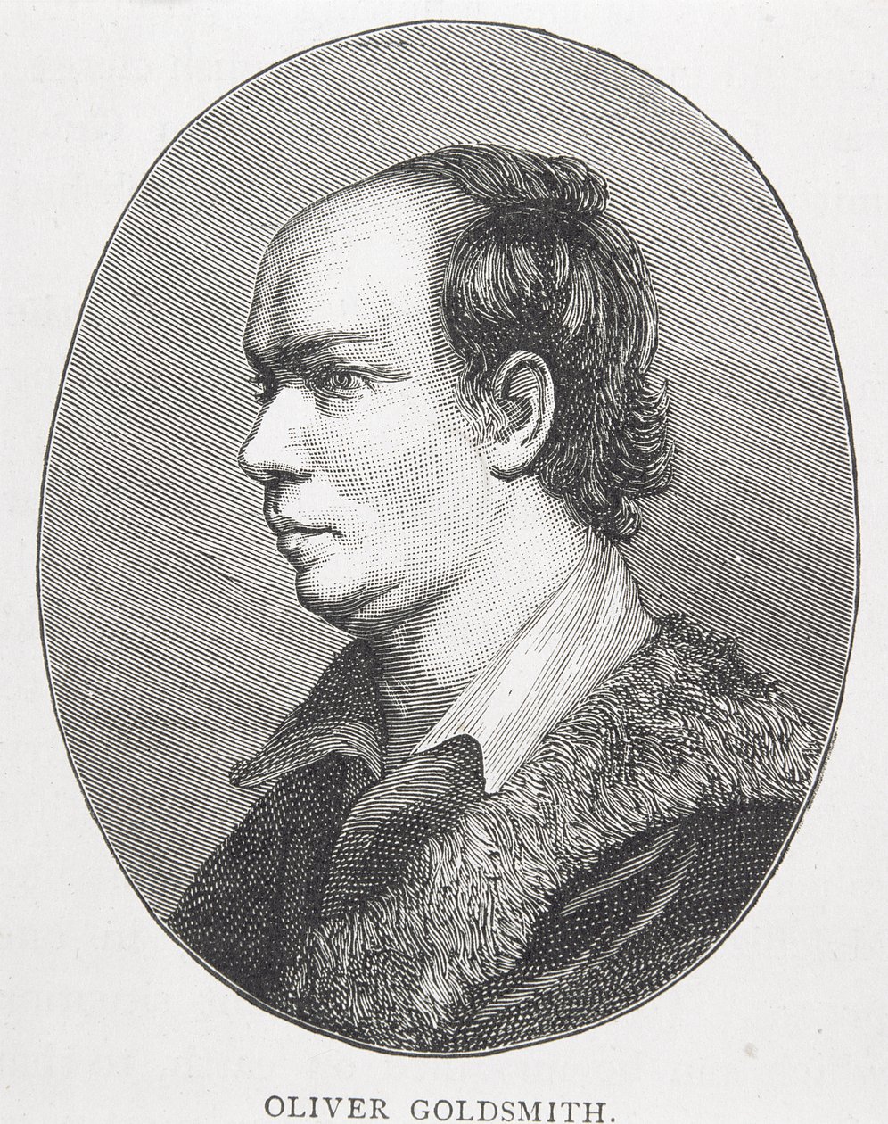 Oliver Goldsmith (1730-74) von English School