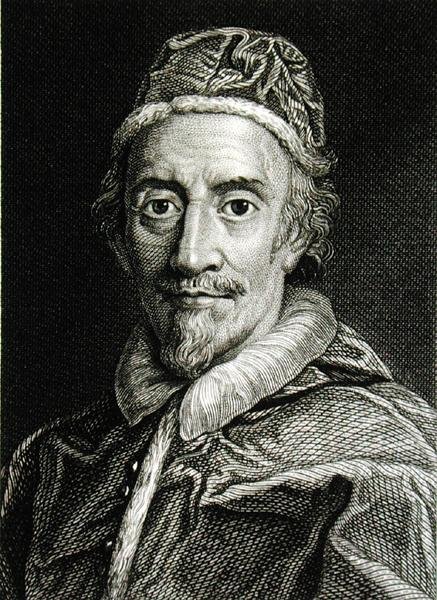 Papst Clemens IX. (1600-69) von English School
