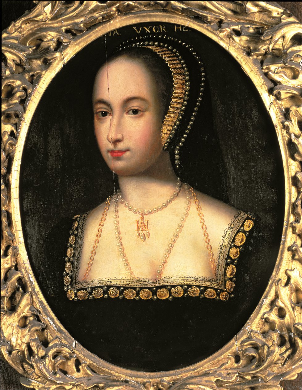 Porträt von Anne Boleyn (ca. 1507-36), 1533 von English School