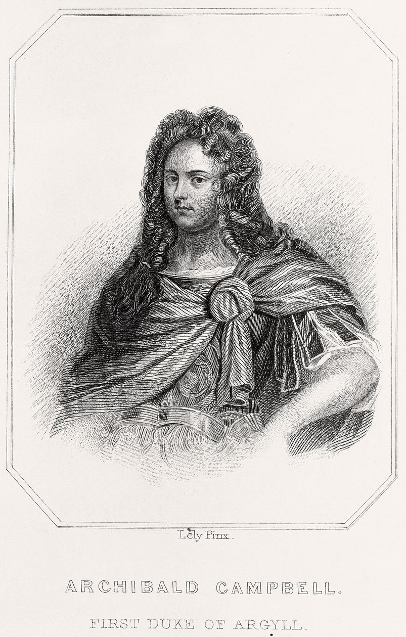Porträt von Archibald Campbell von English School