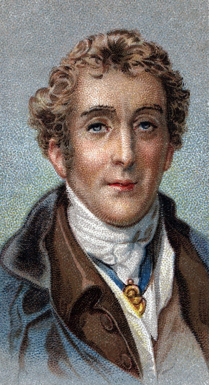 Porträt von Arthur Wellesley von English School