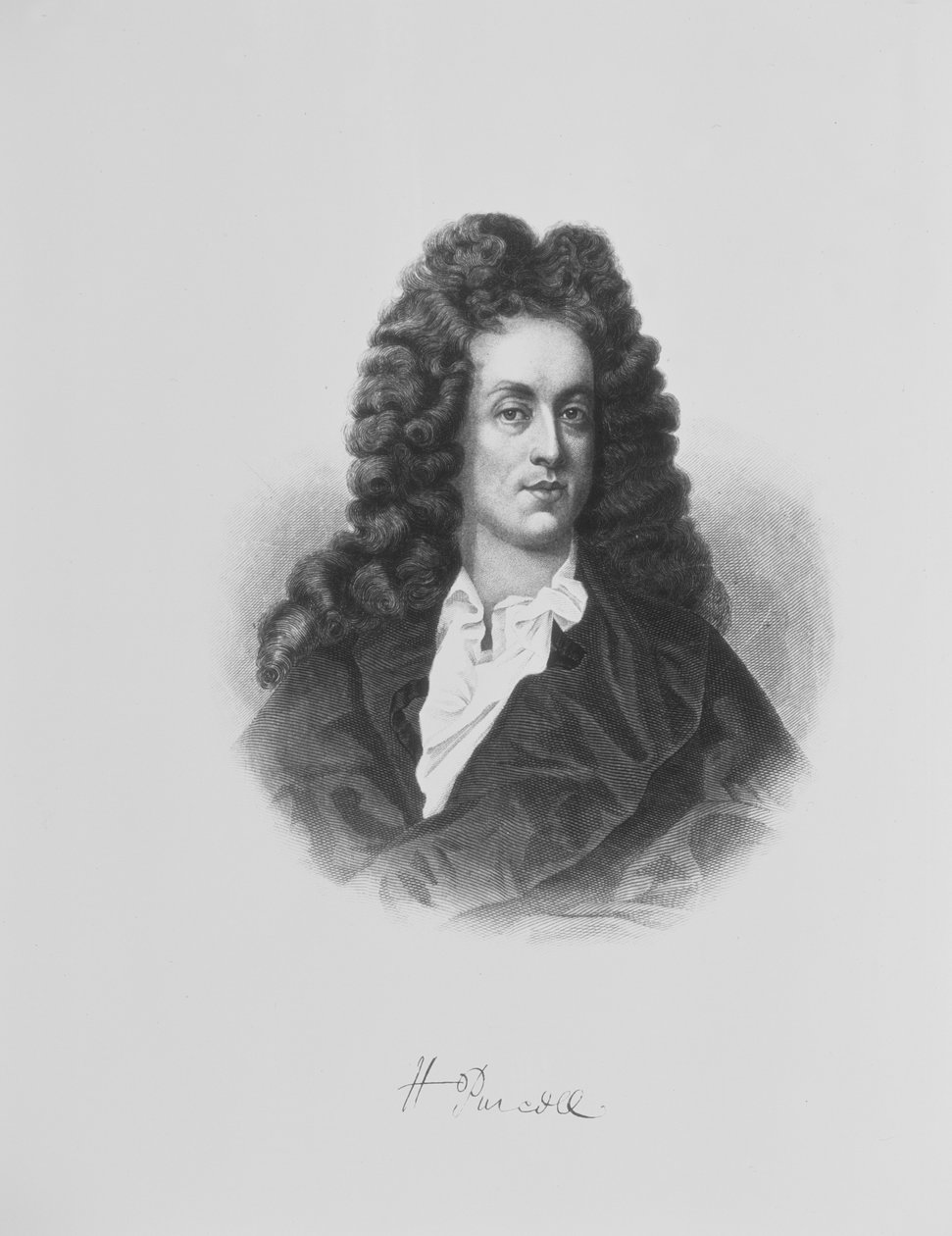 Porträt von Henry Purcell (1659-95) von English School