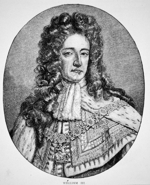 Porträt von König Wilhelm III. von English School