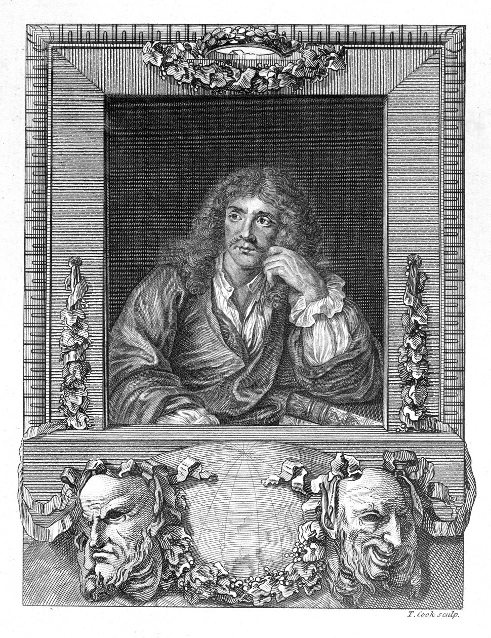 Porträt von Molière von English School