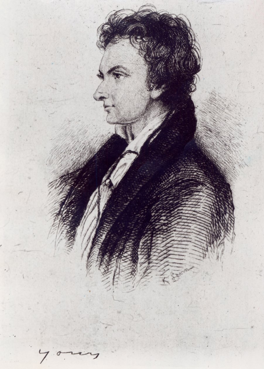 Porträt von William Hazlitt von English School