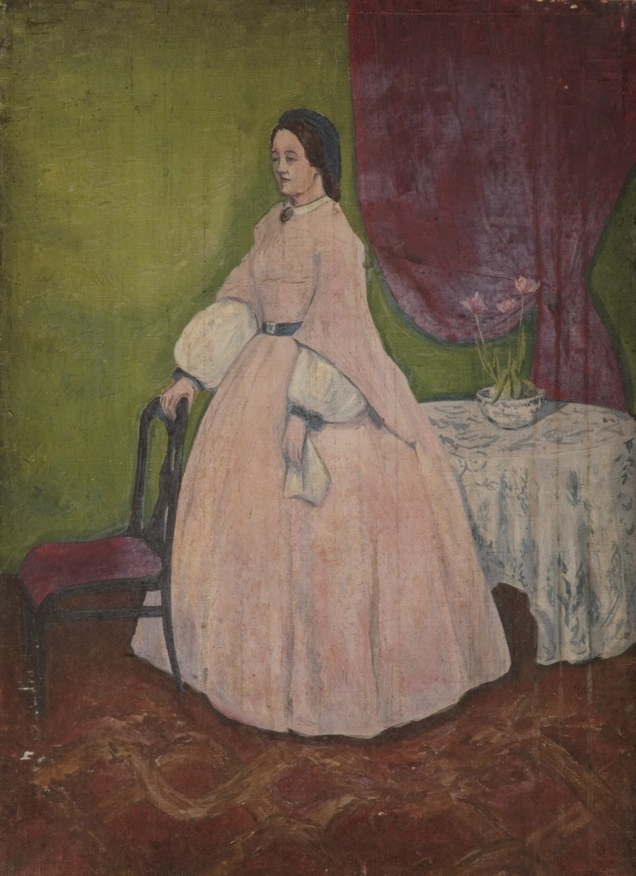 Porträt einer Frau von English School