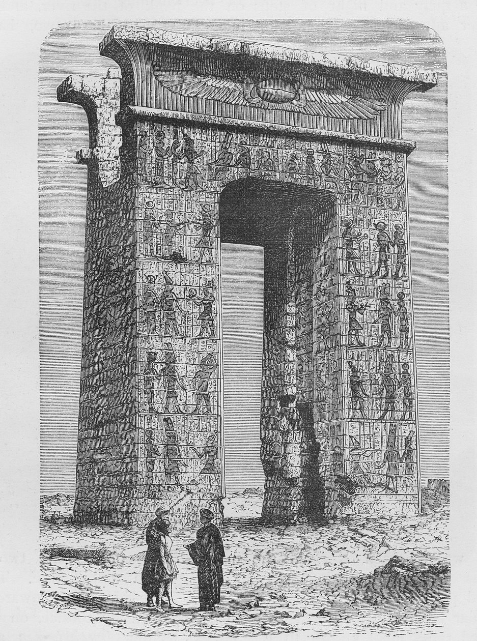 Propylon in Karnak von English School
