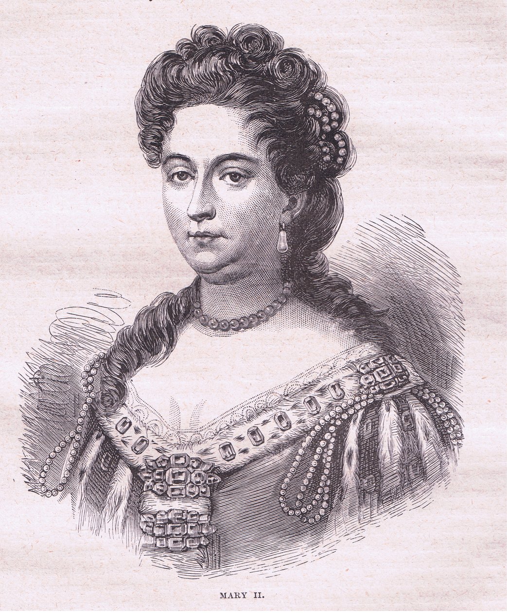 Königin Maria II. von England von English School
