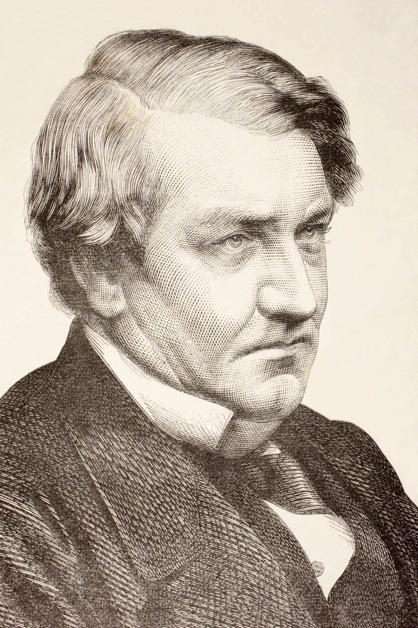 Richard Bourke (Lithographie) von English School