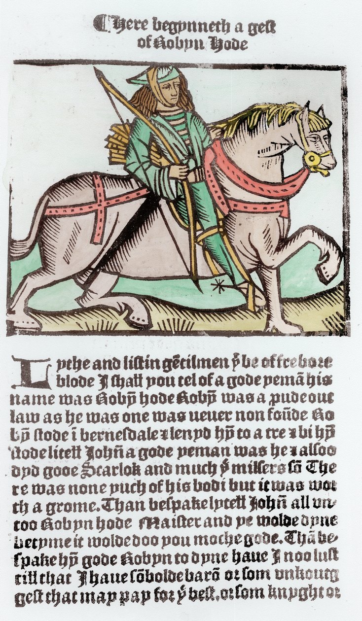 Robin Hood (spätere Kolorierung) von English School