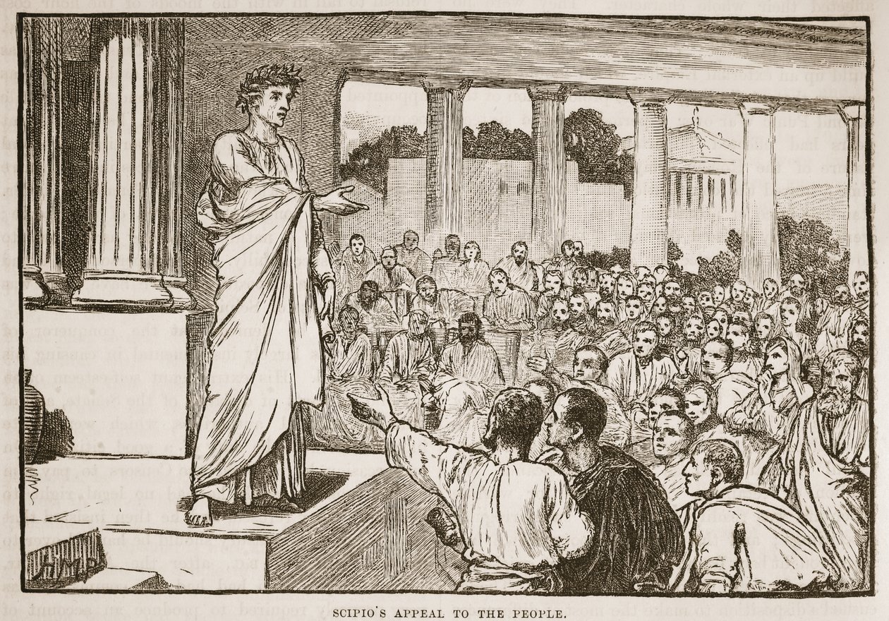 Scipios Appell an das Volk von English School