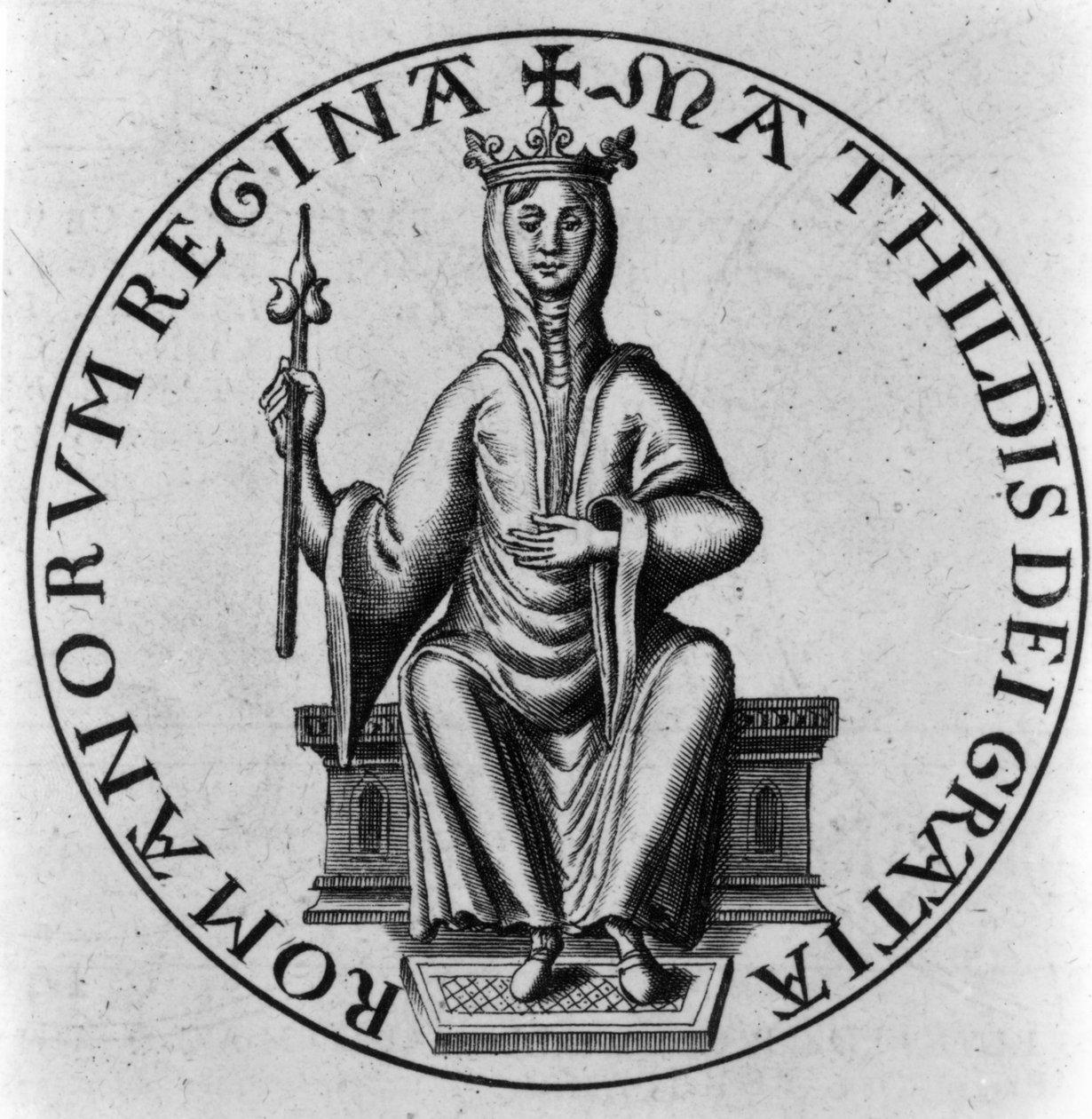 Siegel von Kaiserin Matilda von English School