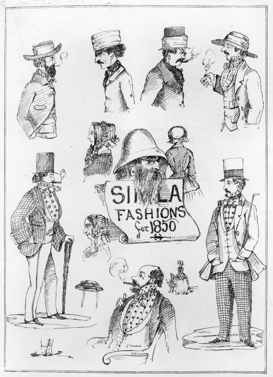 Simla-Moden für 1850 von English School