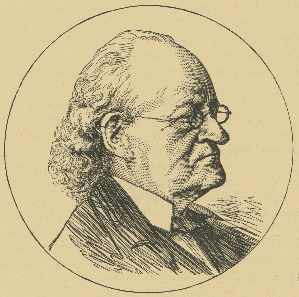 Sir John Bowring (Gravur) von English School