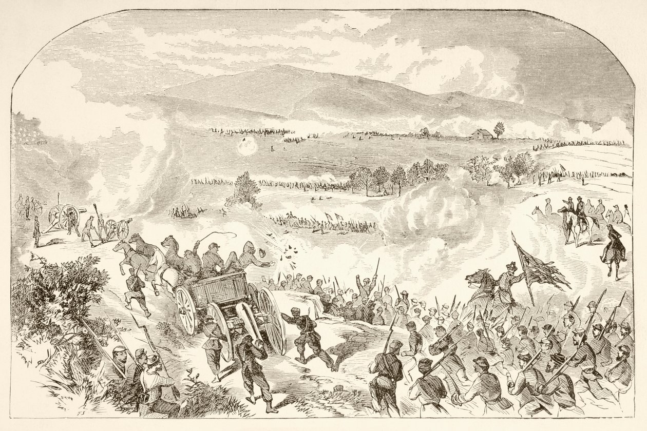 Die Schlacht von Malvern Hill von English School