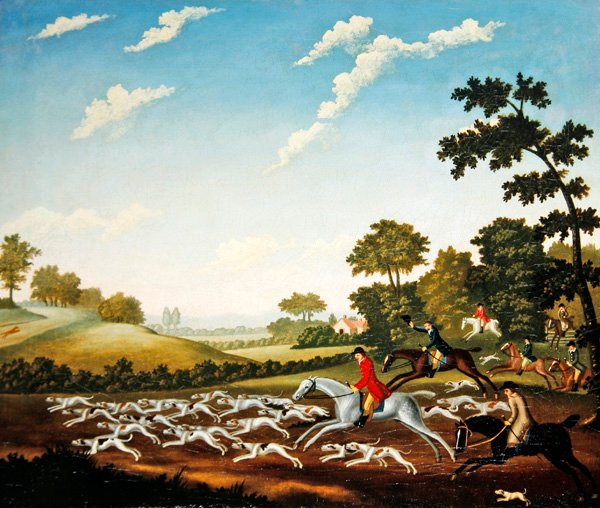 Die Jagd, ca. 1770 von English School