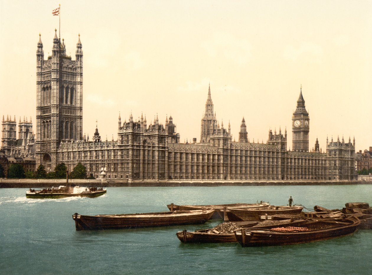 Das Parlament, London von English School
