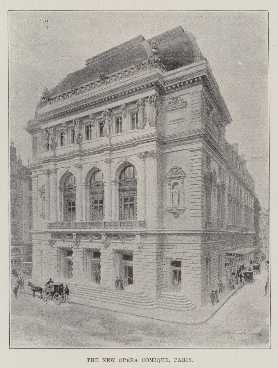 Die neue Opéra Comique, Paris von English School