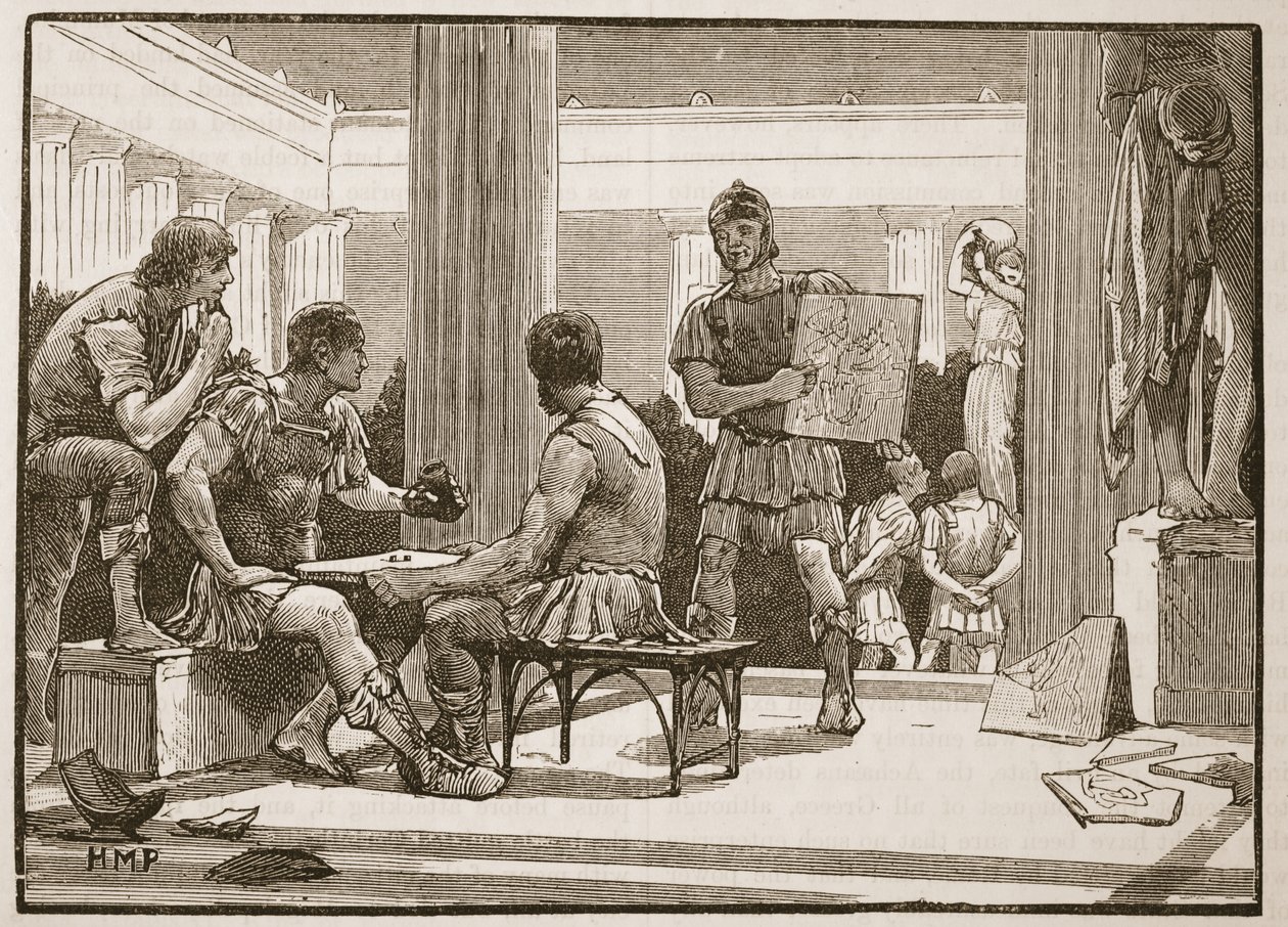 Die Römer in Korinth von English School